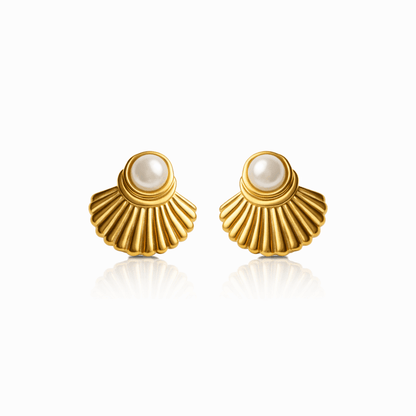 Soleil Shell Studs