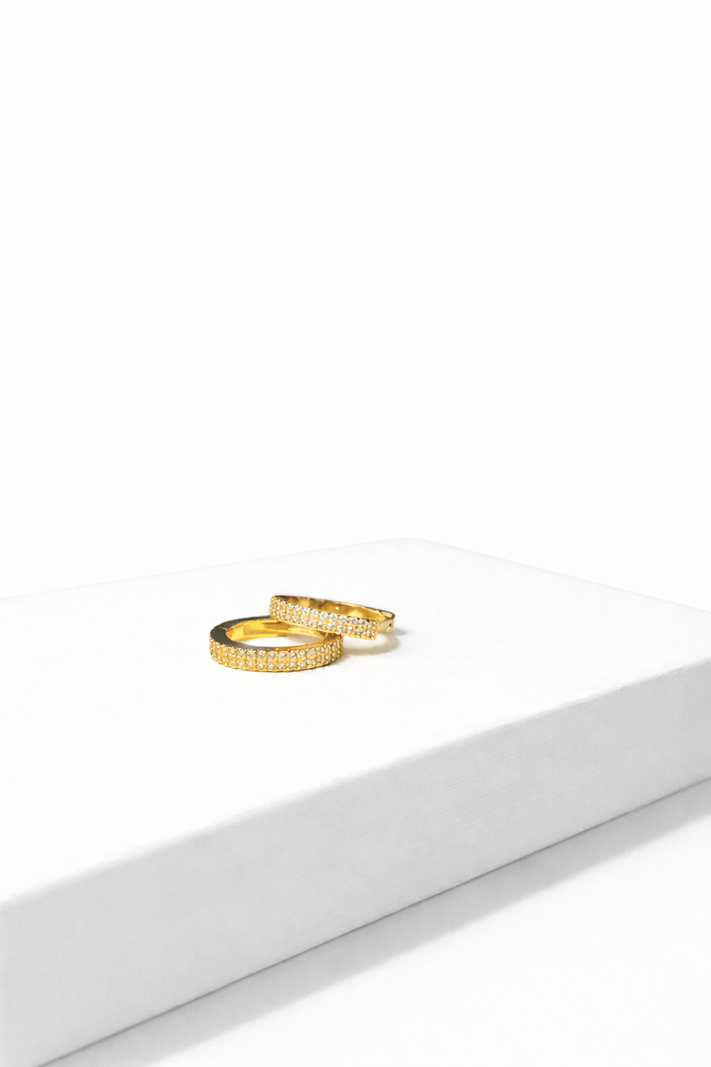 Sparkle Huggie Earrings